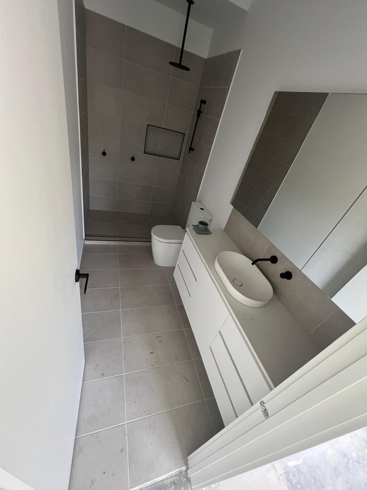 Modern bathroom renovation completed — Rowville